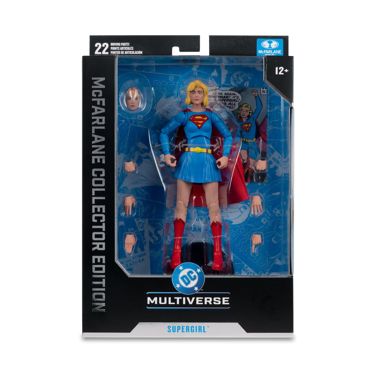 McFarlane Toys Supergirl swappable face for different expressions