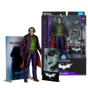 McFarlane Toys The Joker mini poster and display base for setup