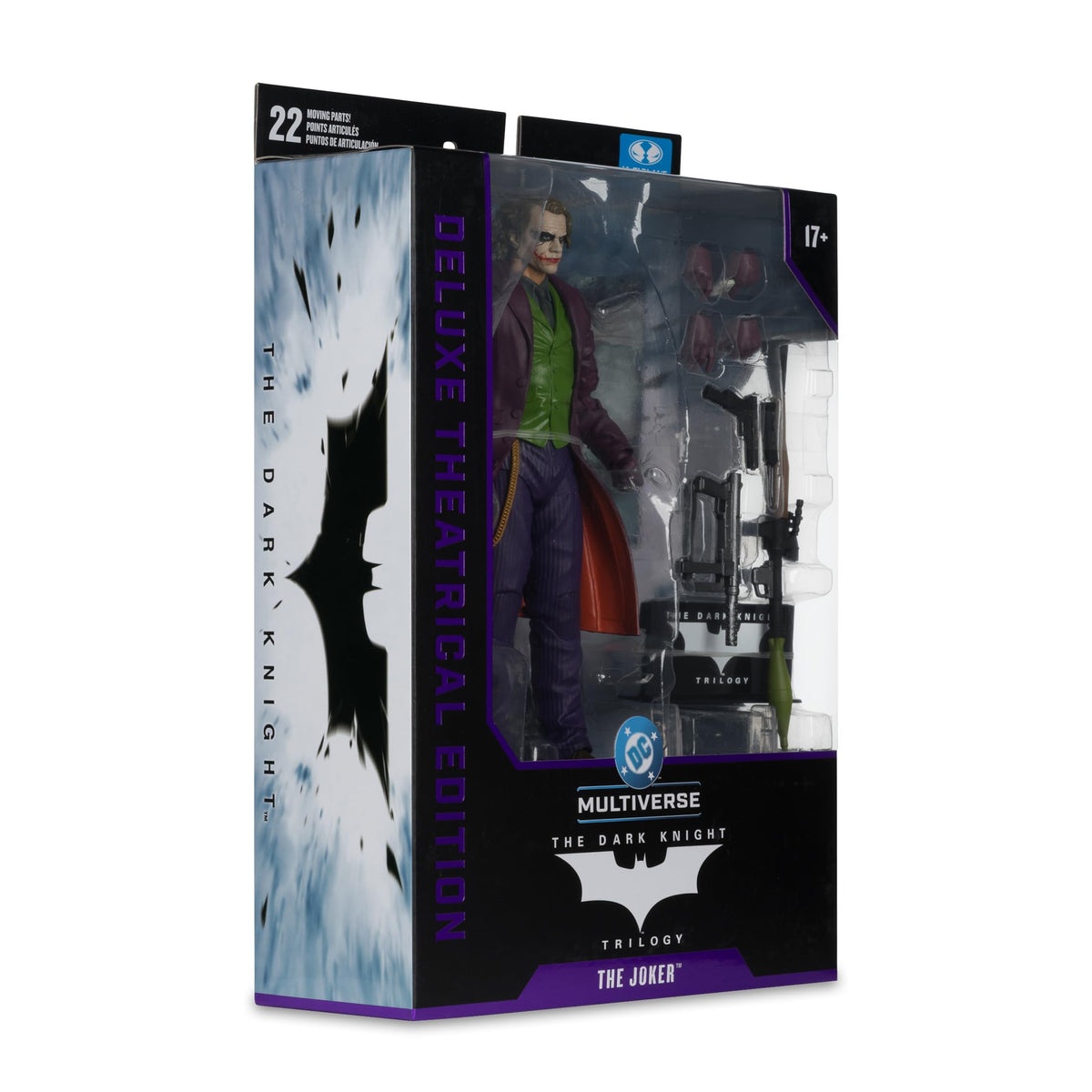 McFarlane Toys The Joker deluxe packaging for premium display