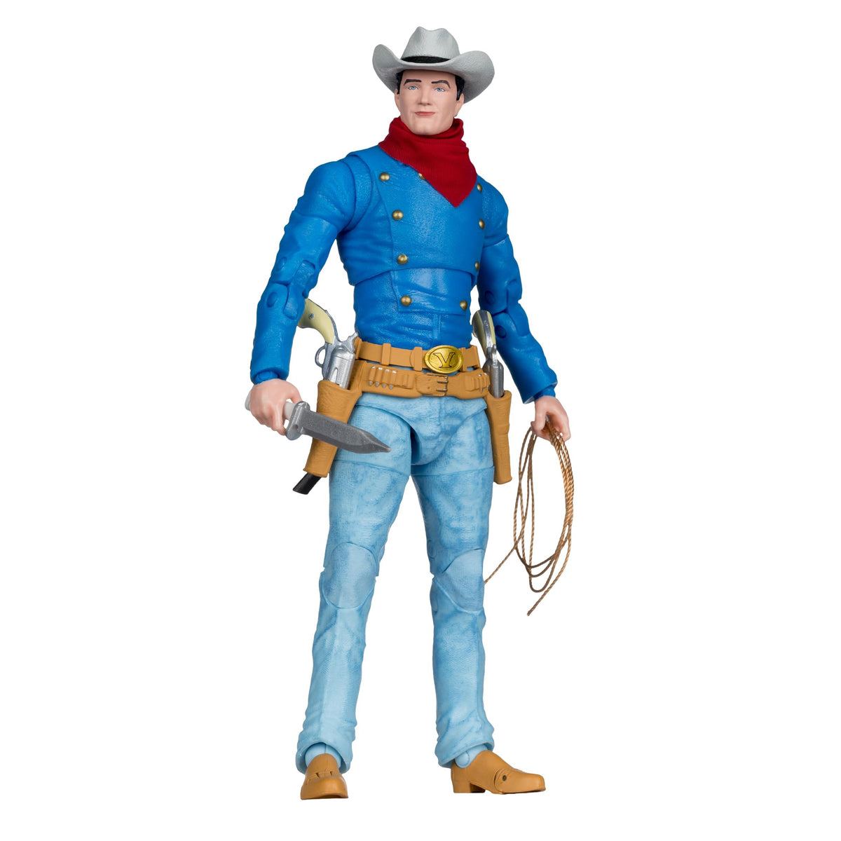 McFarlane Toys Vigilante figure pose showcases dynamic stance for dramatic DC display and storytelling