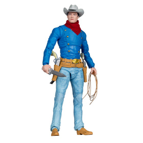 McFarlane Toys Vigilante figure pose showcases dynamic stance for dramatic DC display and storytelling