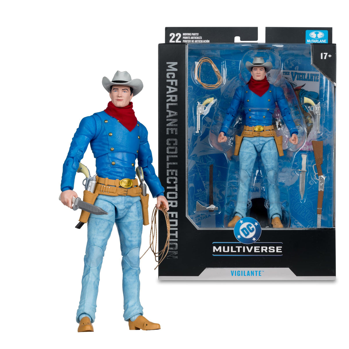 McFarlane Toys Vigilante hatchet and knife add dramatic close-up action for action figure scenes
