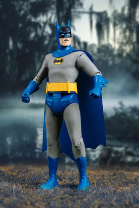 McFarlane Toys DC Retro Bizarro Batman articulation enables dynamic retro poses