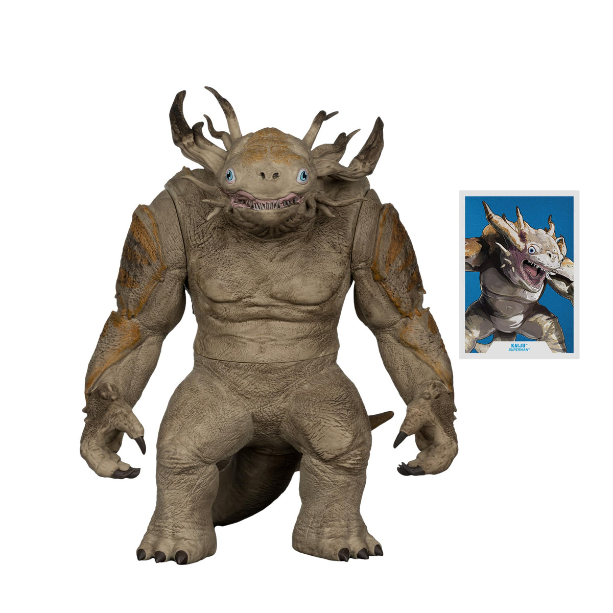 Rearing pose of McFarlane DC Kaiju for dramatic display