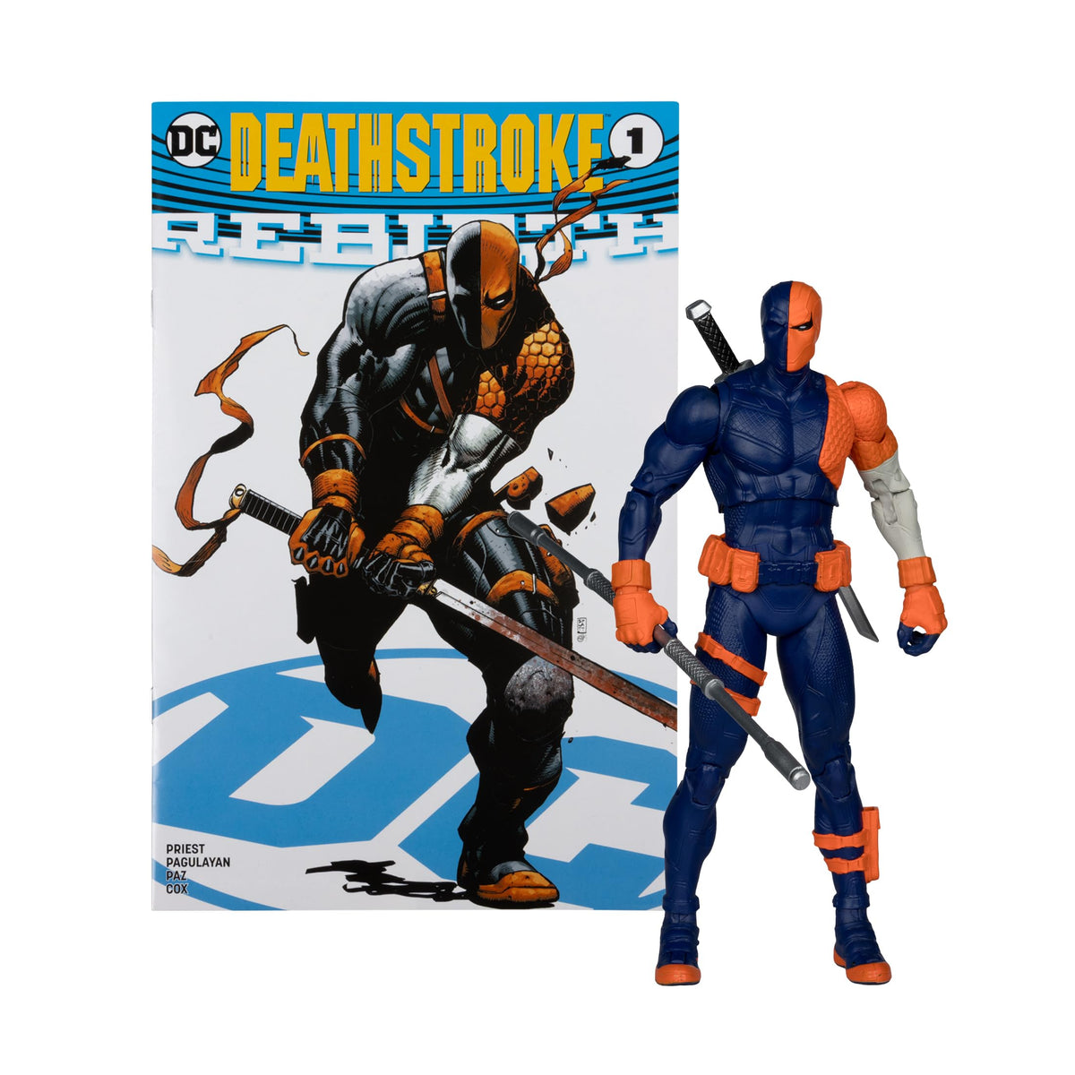 McFarlane Toys Deathstroke 7in figure ready for dynamic posing and display