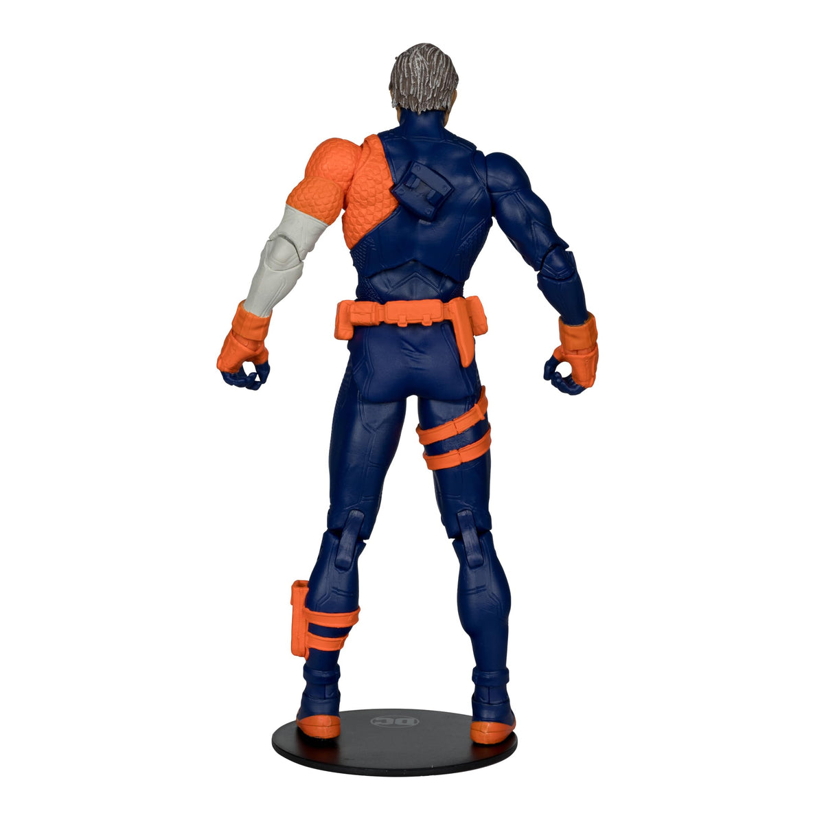 Deathstroke base display keeps the figure steady on a shelf
