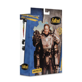 McFarlane Toys Fallout Hank MacLean figure on base for stable display.