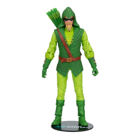 Collectible art card front featuring Green Arrow