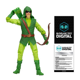 McFarlane Toys Green Arrow longbow hunter figure in 7-inch scale for display