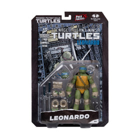 McFarlane Toys Leonardo Page Punchers blister packaging with Page Punchers theme