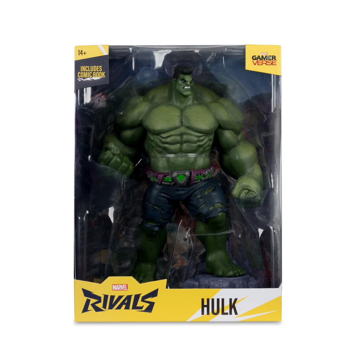 McFarlane Toys Marvel Rivals Hulk hero-monster pose for dynamic display options