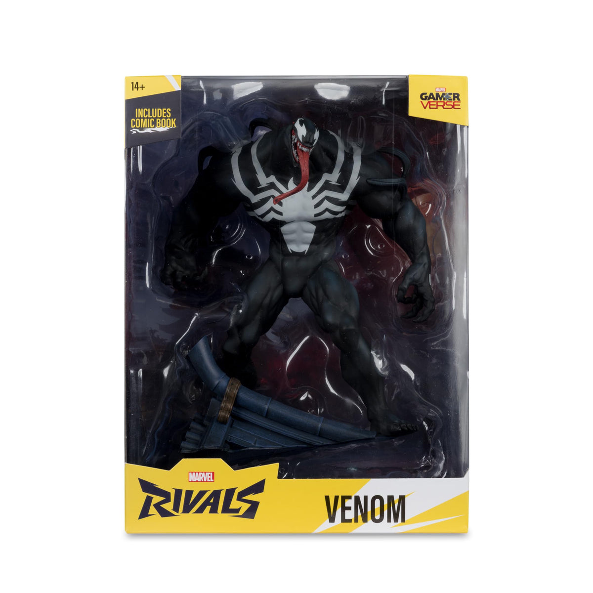 McFarlane Toys collectible art card featuring Venom artwork