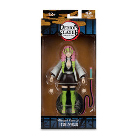 Window box packaging showcases Mitsuri Kanroji within a Demon Slayer display