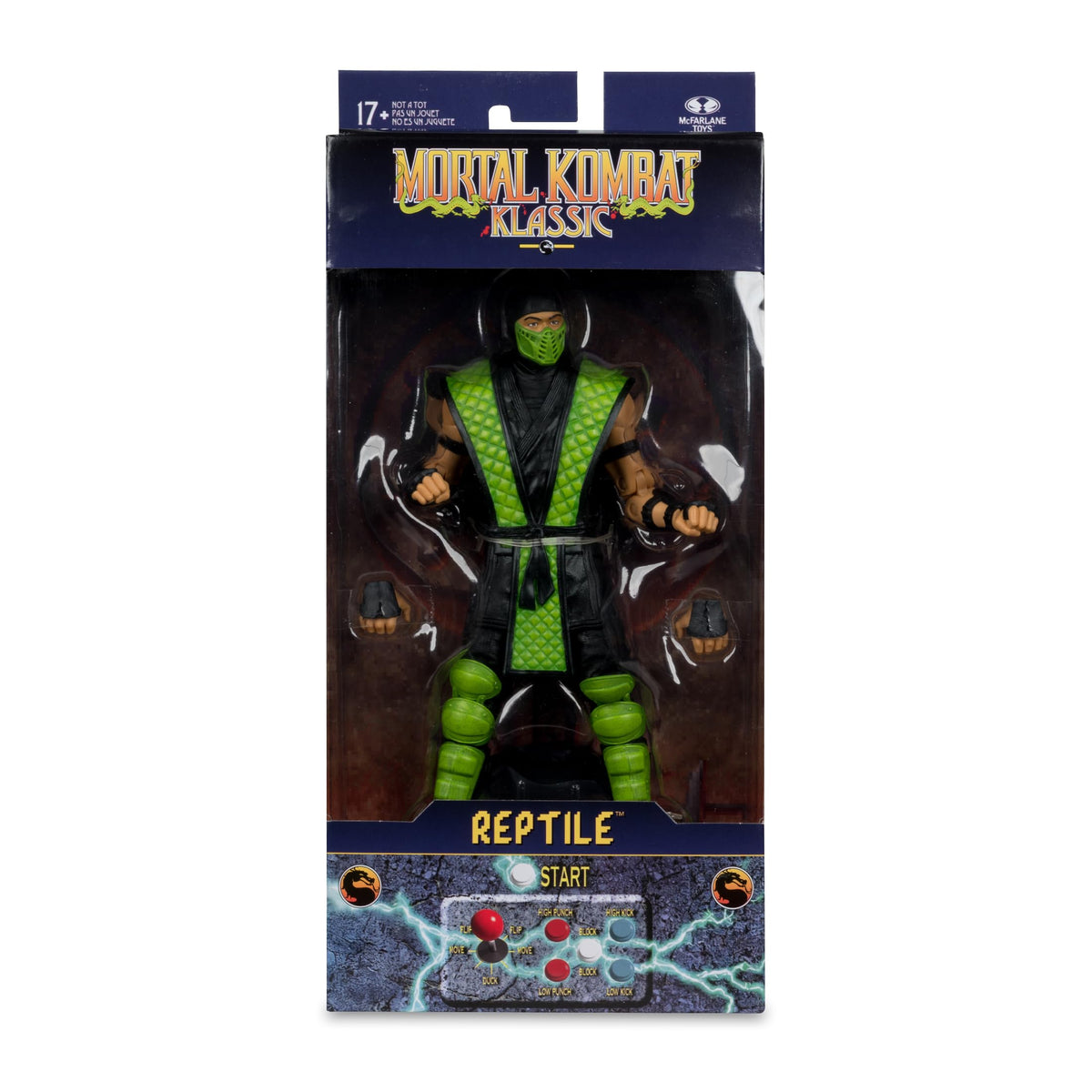 McFarlane Toys Mortal Kombat Klassic box packaging for collectors