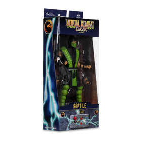 McFarlane Toys Reptile head close-up highlighting sculpt details