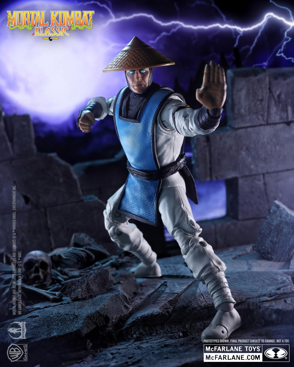 Raiden figure articulation poseability enables dynamic scenes