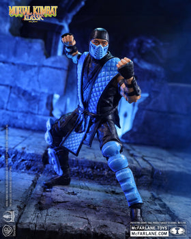 McFarlane Toys Sub-Zero collectible display enhances your Mortal Kombat collection