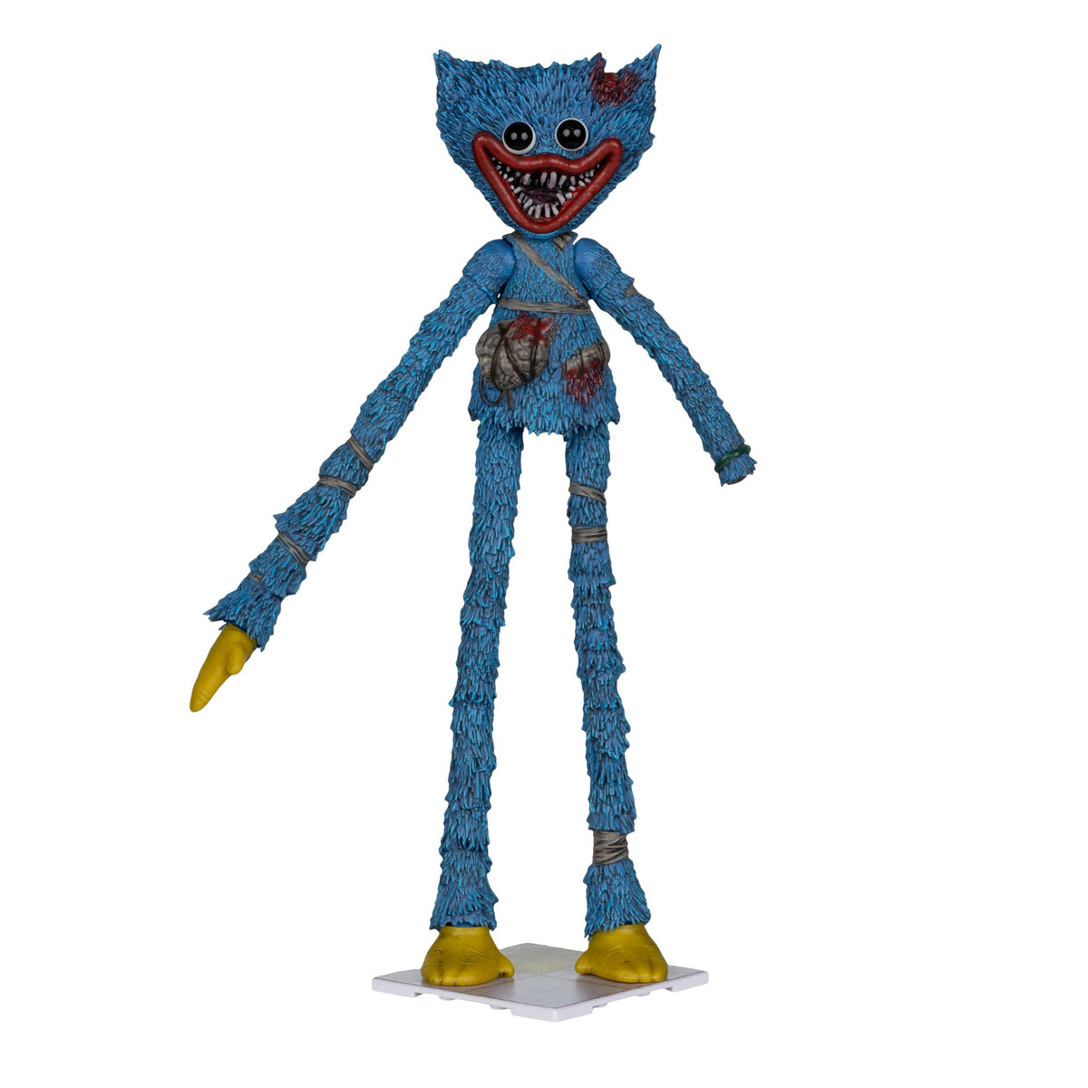 McFarlane Toys Huggy Wuggy Ruined alternate head for varied looks.