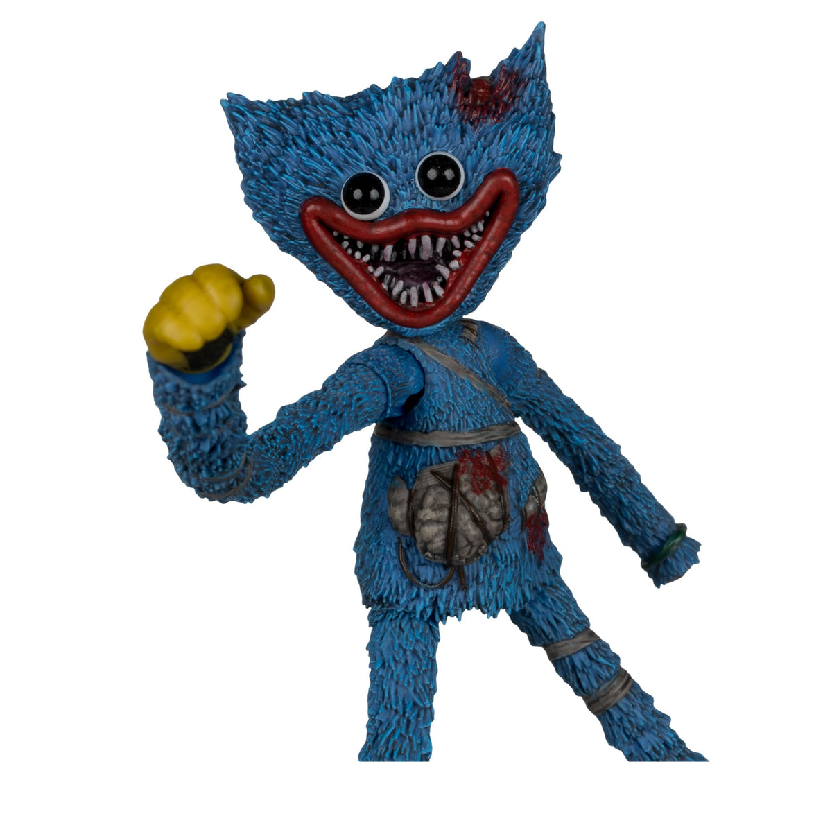 McFarlane Toys Huggy Wuggy Ruined included extra hands and feet for versatility.