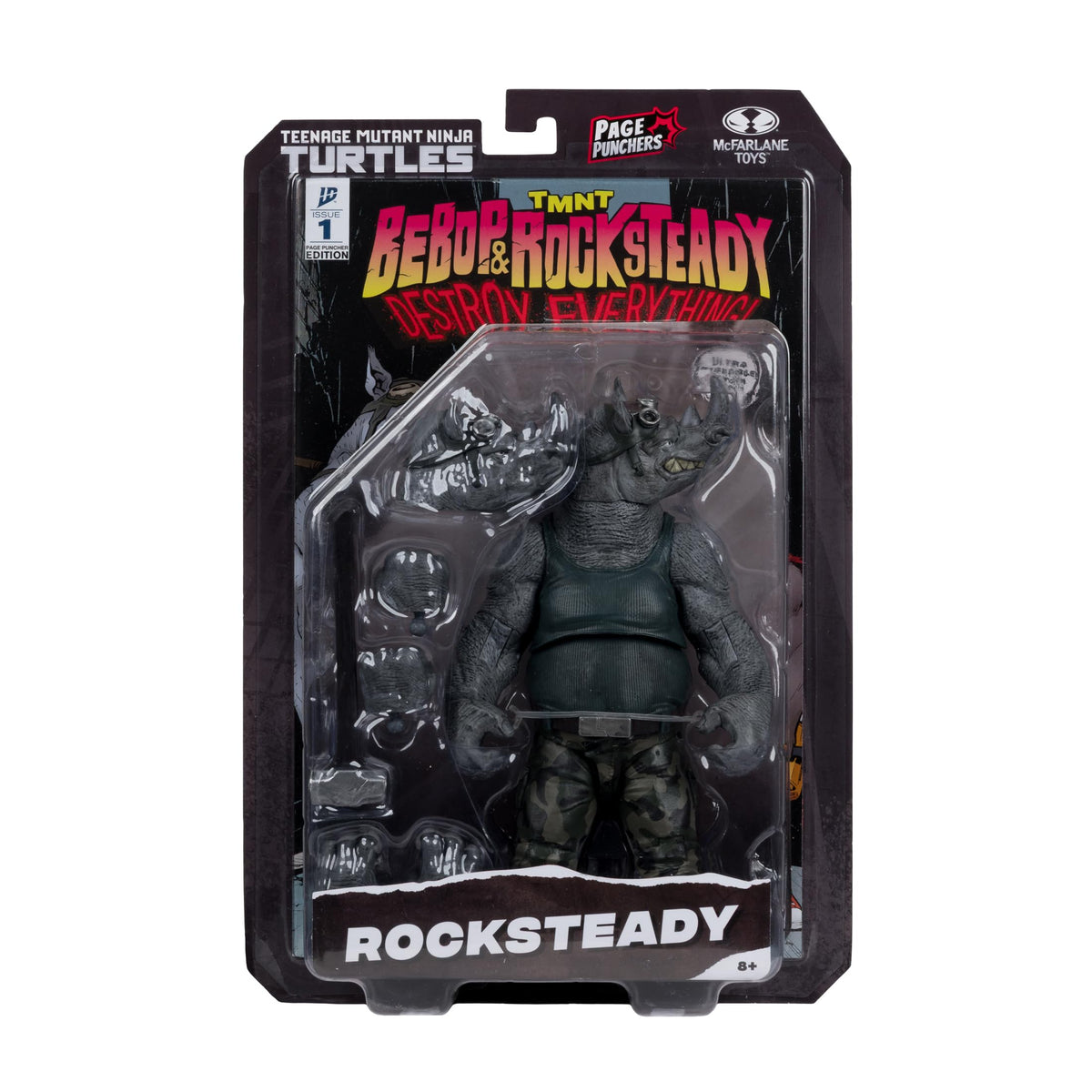 Hammer accessory completes the scene with ready-for-action play or display