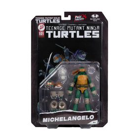 Exclusive Page Punchers edition comic included with Michelangelo
