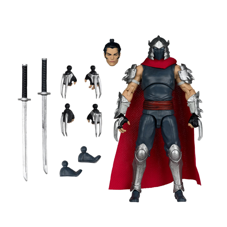 McFarlane Toys TMNT Shredder 5-inch figure ready for dynamic pose display.