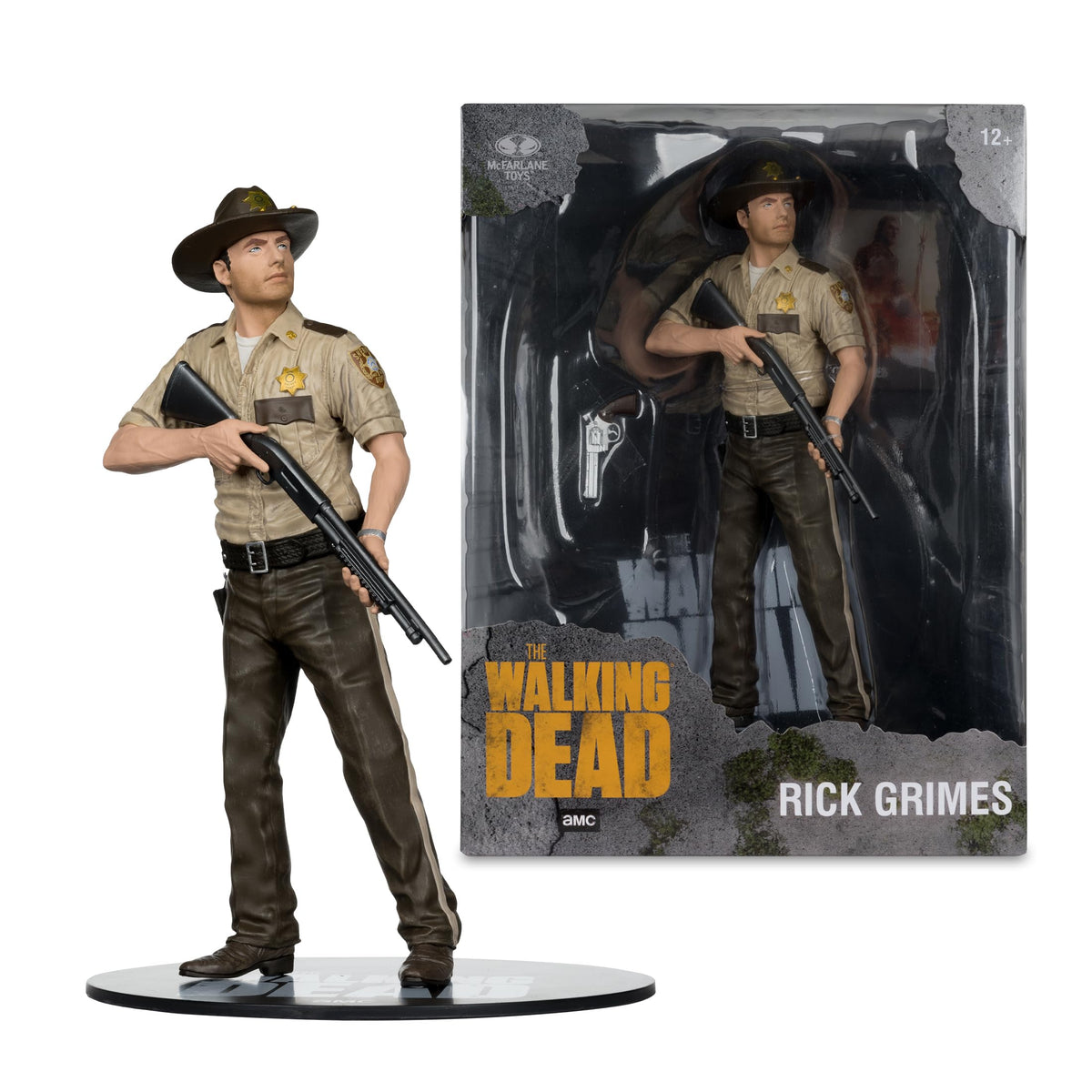 Art card included with Rick Grimes figure and AMC Walking Dead branding