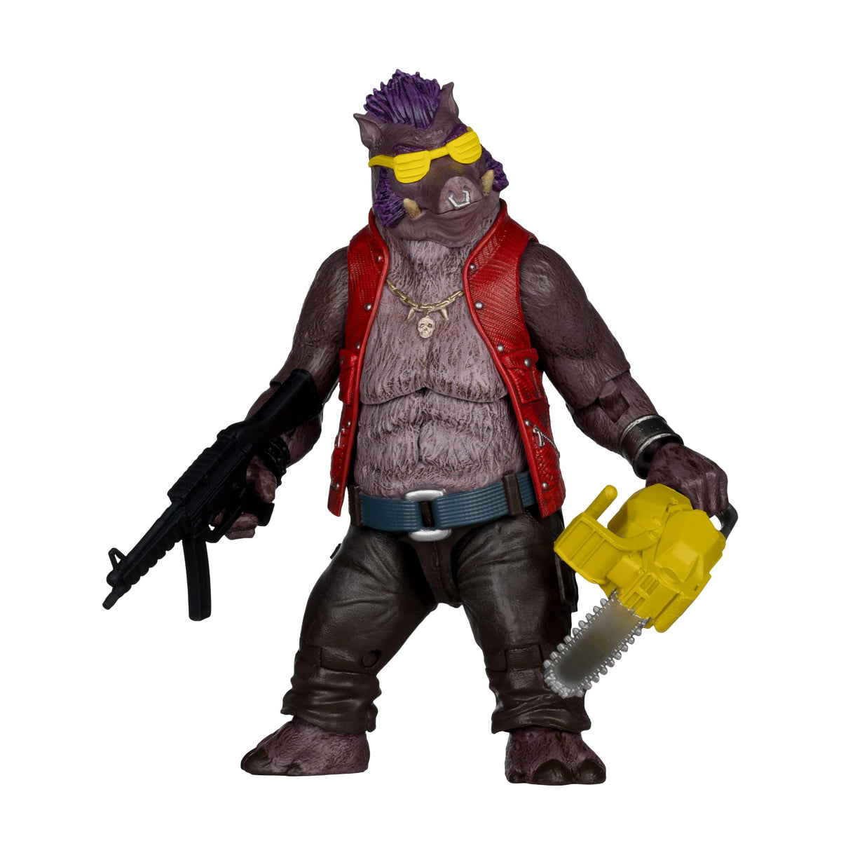 McFarlane Turtles Bebop extra hands enable multiple poses.