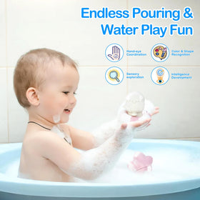 MCGMITT floating boat toy ready for water scooping and stacking fun
