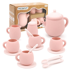 MCGMITT teapot with lid for safe pretend tea parties and easy cleanup.