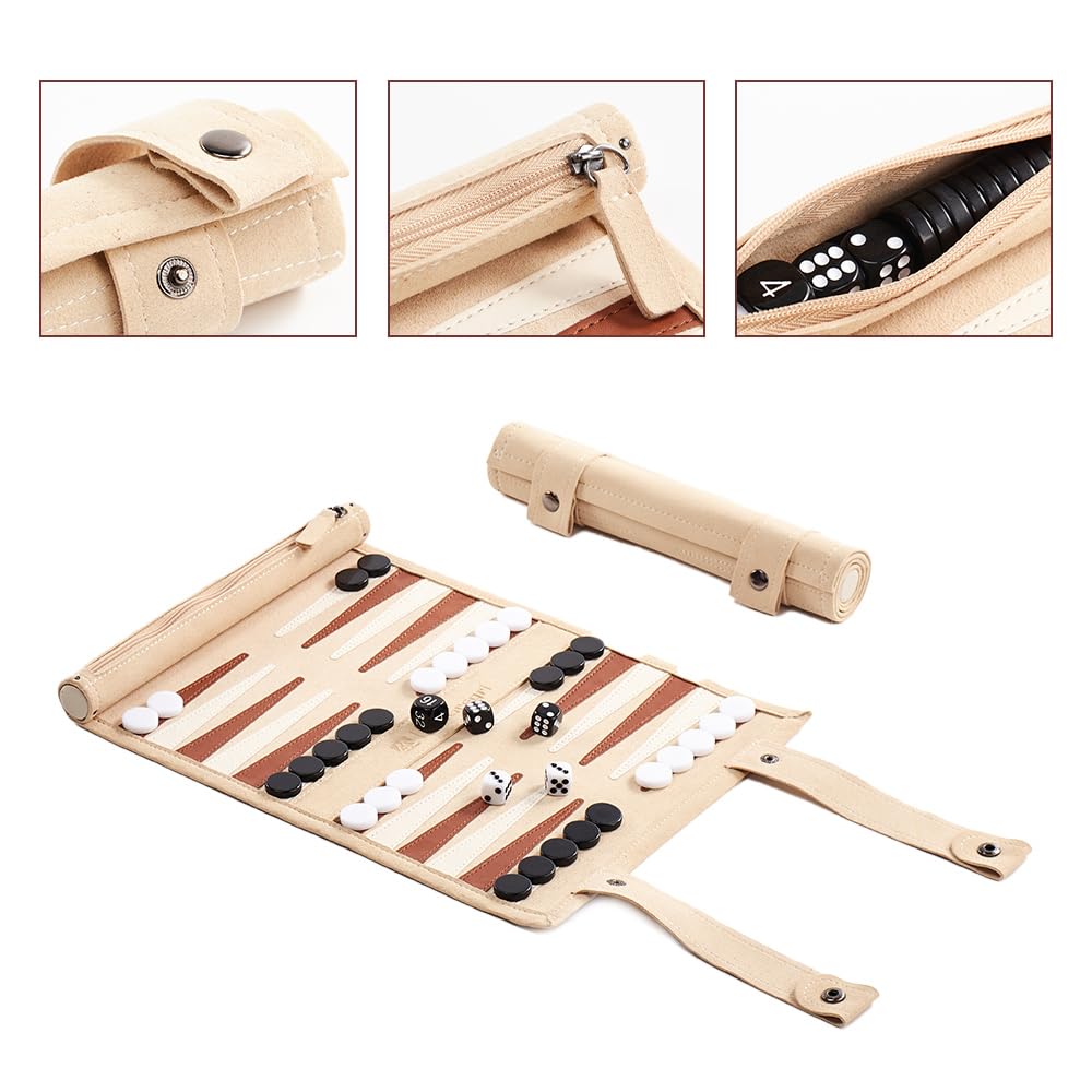 McGregri backgammon pieces with durable construction for long-lasting gameplay