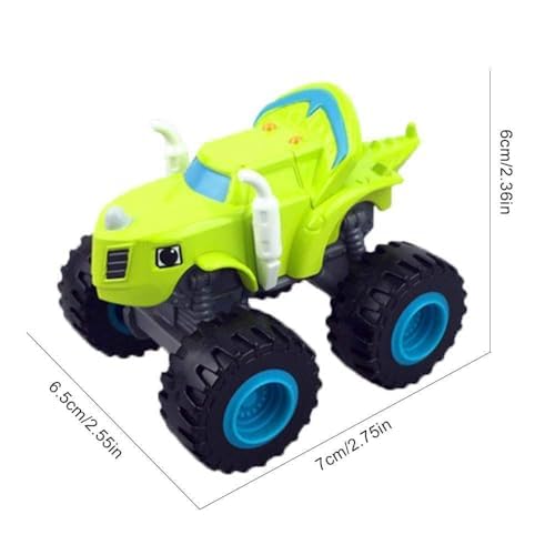 mcgskl monster truck die-cast trucks: vivid colors spark imaginative pretend adventures