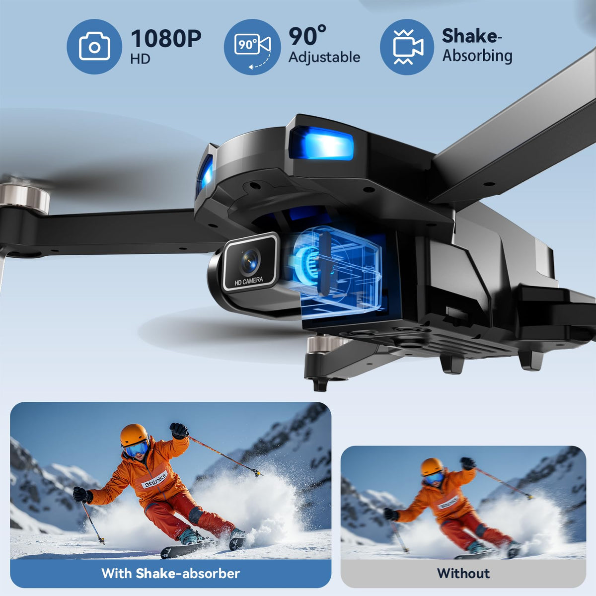 MCJDHJJ drone FPV live video for outdoor filming