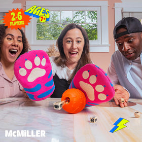 MCMILLER Cat Mitt Game in action with family laughter and friendly competition