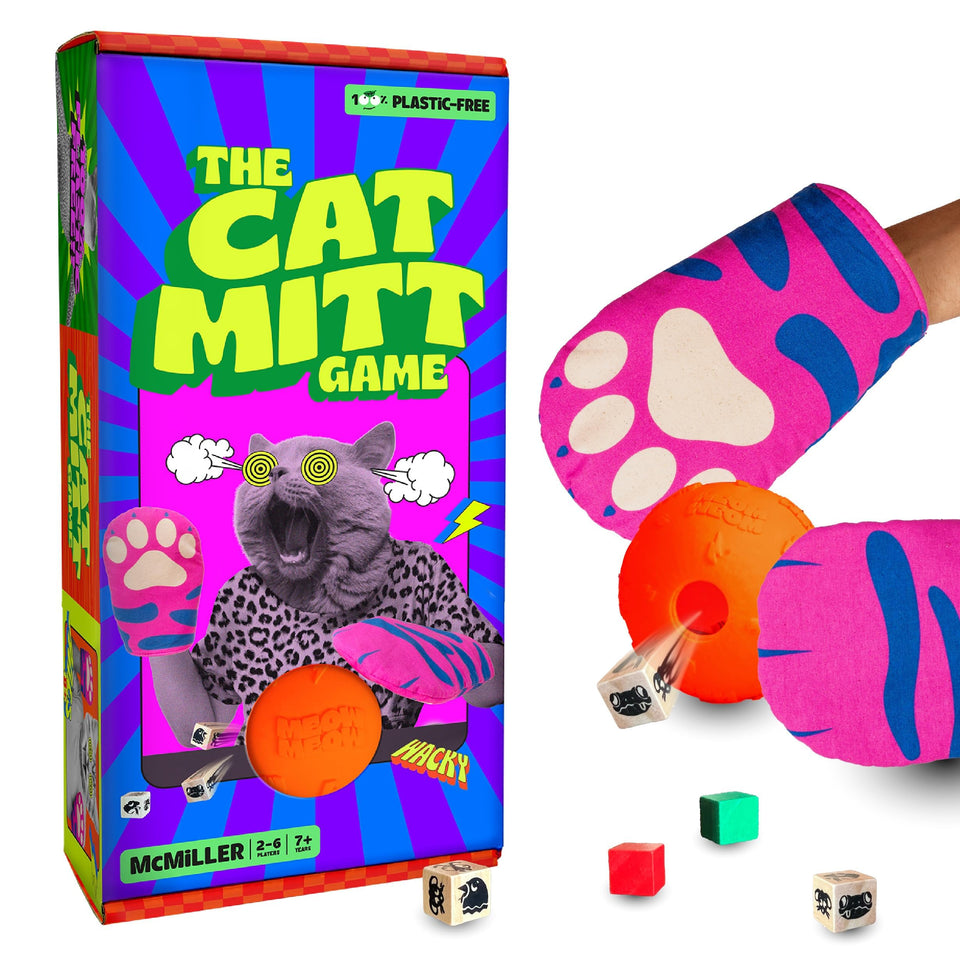 MCMILLER Cat Mitt Game main setup for engaging family game night