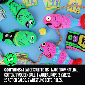 MCMILLER ENTERTAINMENT Fish Fight outdoor fun suits beach or yard gatherings