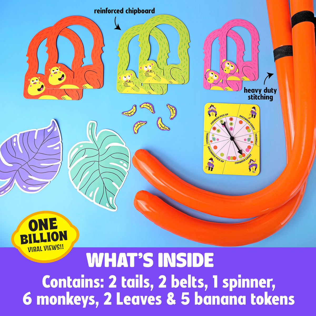 MCMILLER ENTERTAINMENT It’s Bananas banana point collection showing competitive family play