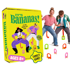 MCMILLER ENTERTAINMENT It’s Bananas monkey tail game spinning for epic family laughs