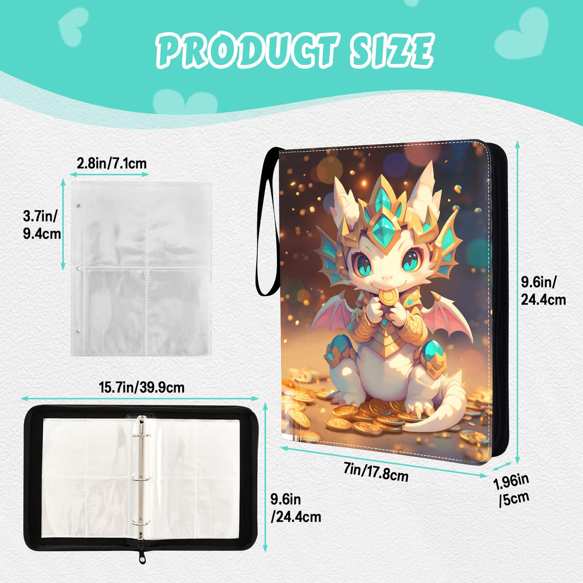 MCPESAS cute dragon theme makes a thoughtful gift for collectors.