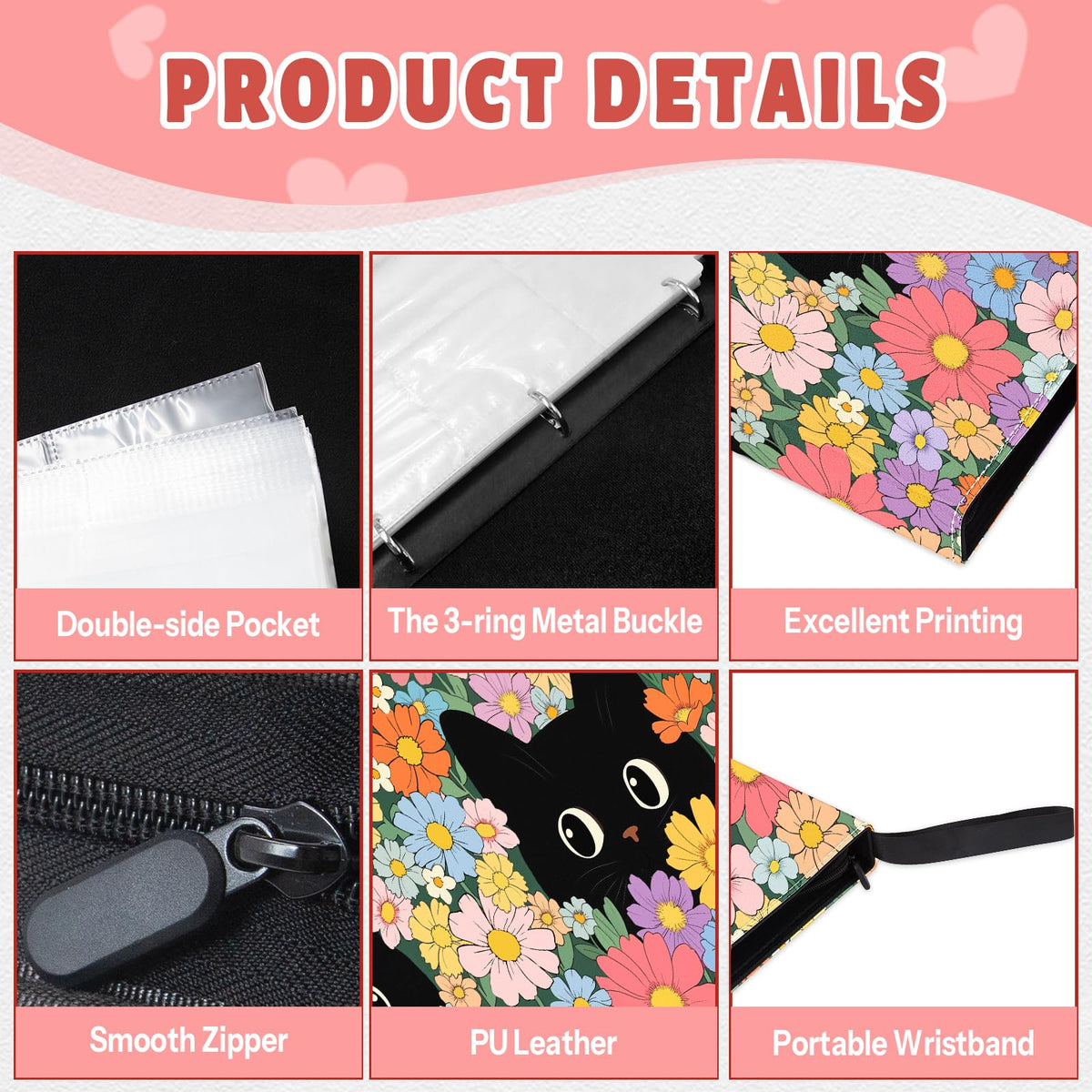 MCPESAS PU leather surface is easy to wipe clean to protect your cards.