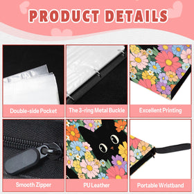 MCPESAS PU leather surface is easy to wipe clean to protect your cards.