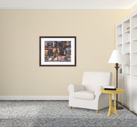 MCS puzzle frame with hinged back for easy loading and setup.