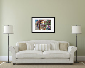 MCS puzzle frame two-sided background option enhances display backdrop
