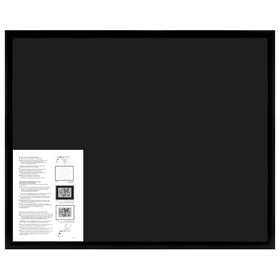 MCS puzzle frame rear hinged hangers enable vertical or horizontal wall mounting