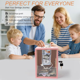 Mczxon transparent container doubles as change organizer and decor.