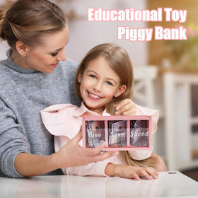 Mczxon coin and bill slot suits allowances, promoting practical, hands-on money management for kids.