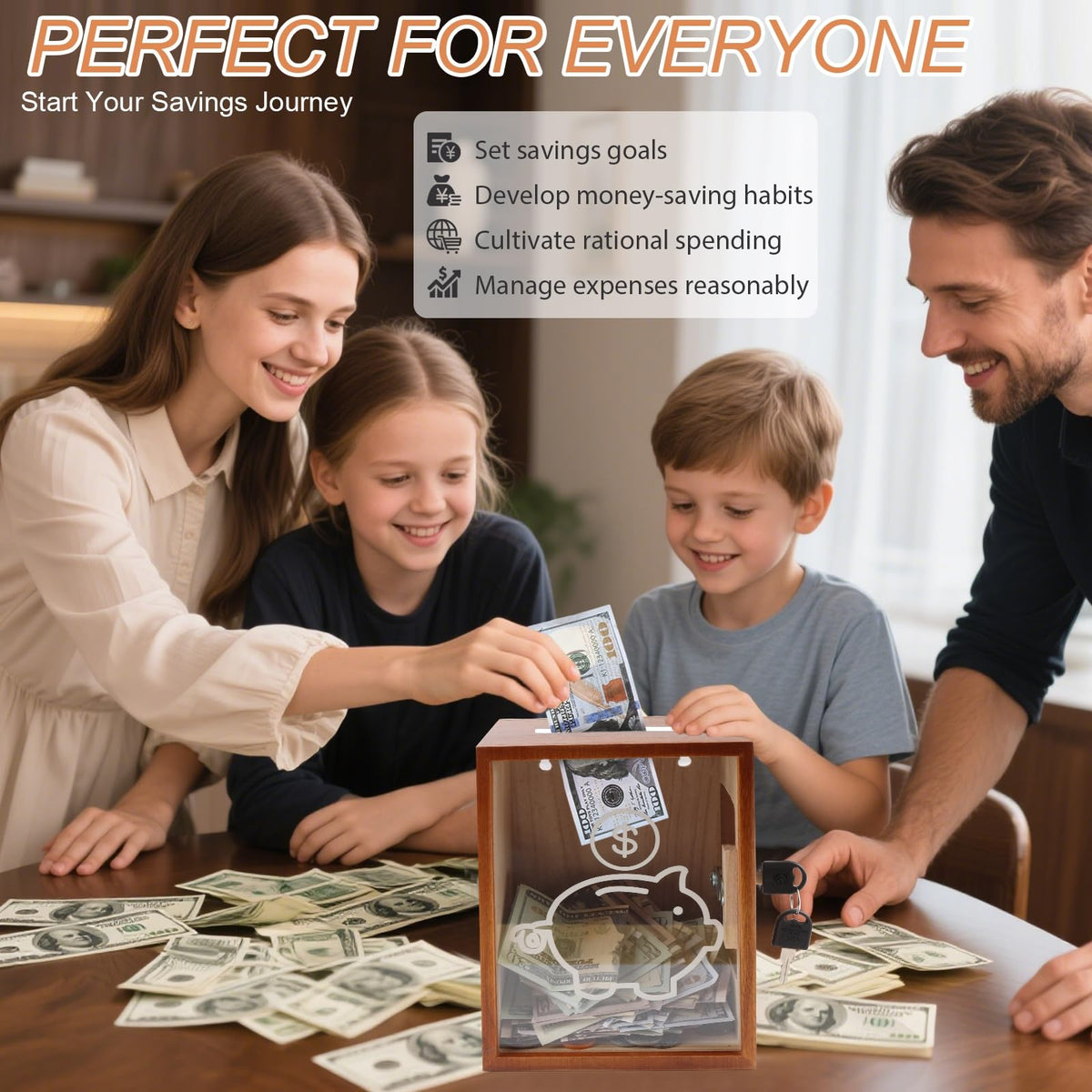 Mczxon large capacity design suits kids, teens, and adults.