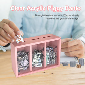 Mczxon top panel and side panels open for easy counting and transfers.