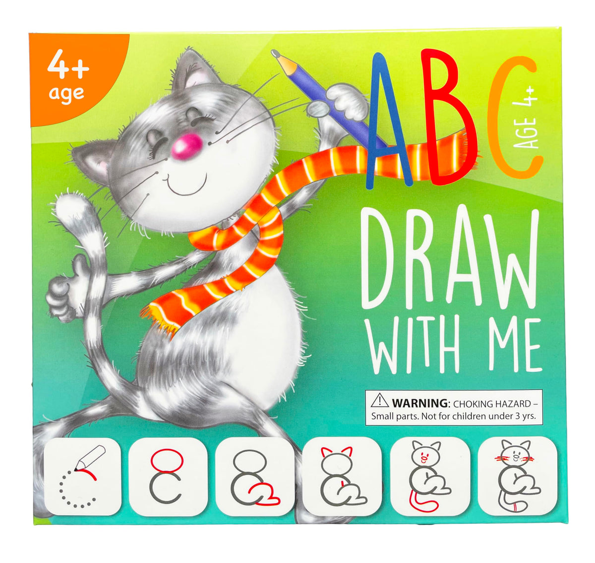 MD CREATIVE ABC flashcards for tracing and drawing, sturdy and reusable.
