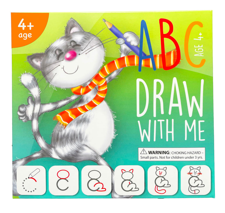 MD CREATIVE ABC flashcards for tracing and drawing, sturdy and reusable.